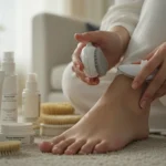 خطوات العناية بالقدم و الساقين بالتفصيل